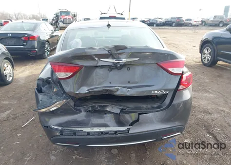 2015 Chrysler 200 C from USA, damaged, VIN 1C3CCCCG1FN525955